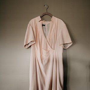 100% Silk Soft Rose Dress